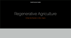 Desktop Screenshot of farfieldsfarm.com