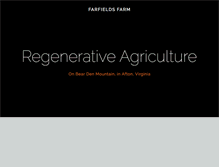 Tablet Screenshot of farfieldsfarm.com